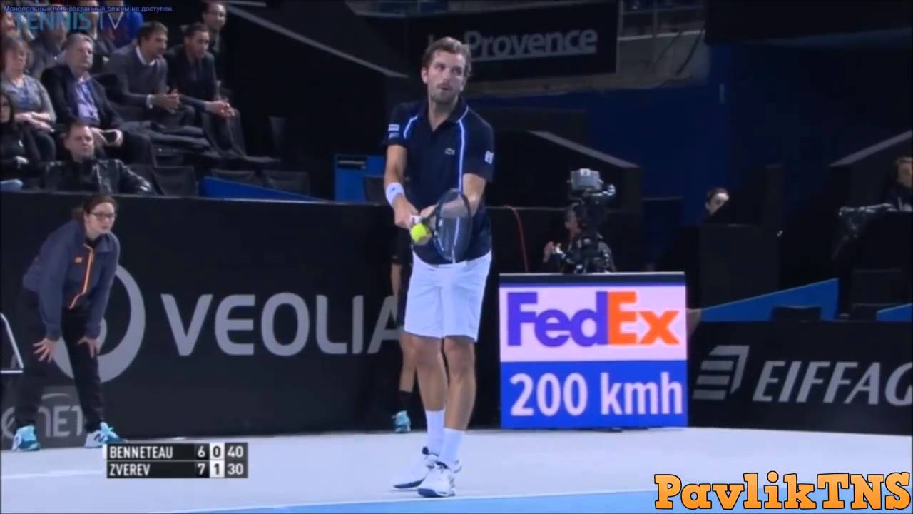 Julien Benneteau vs Alexander Zverev Highlights  MARSEILLE 2016
