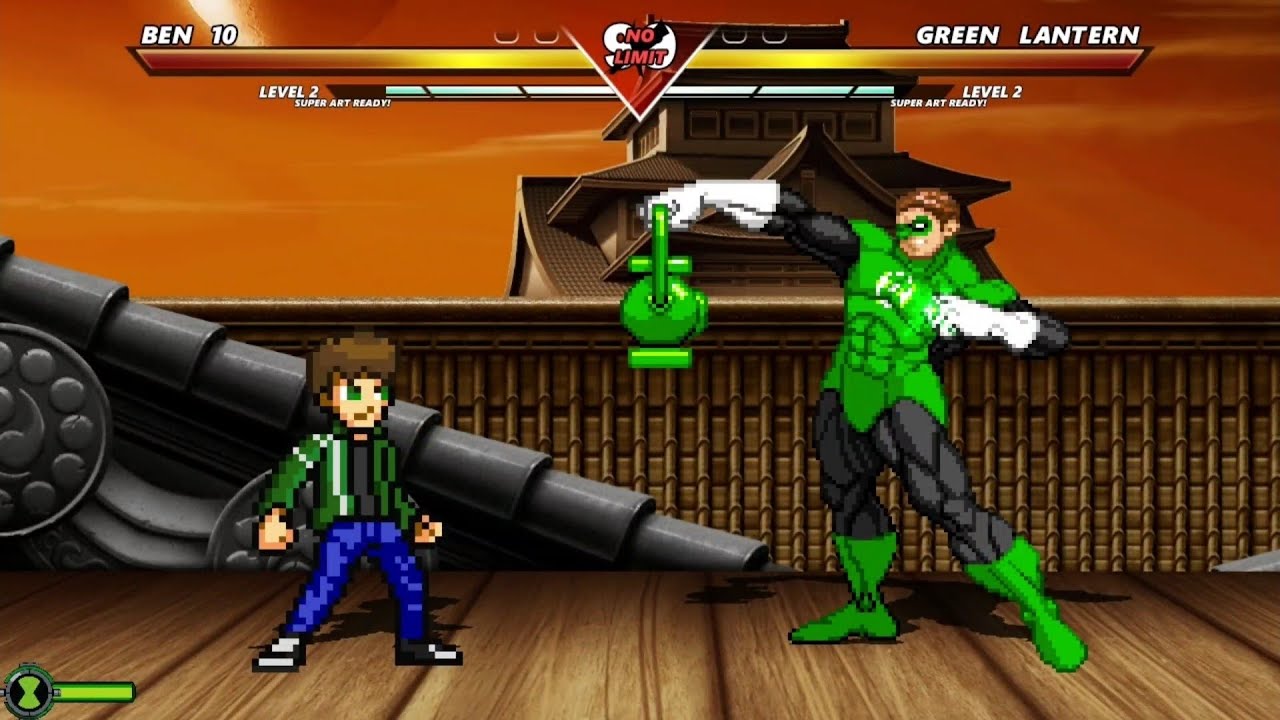 BEN 10 vs GREEN LENTERN - Highest Level Incredible Epic Fight!