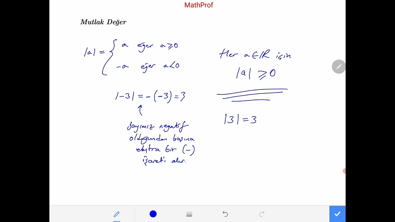 Kalkülüs Hazırlık, Aralıklar ve Mutlak Değer