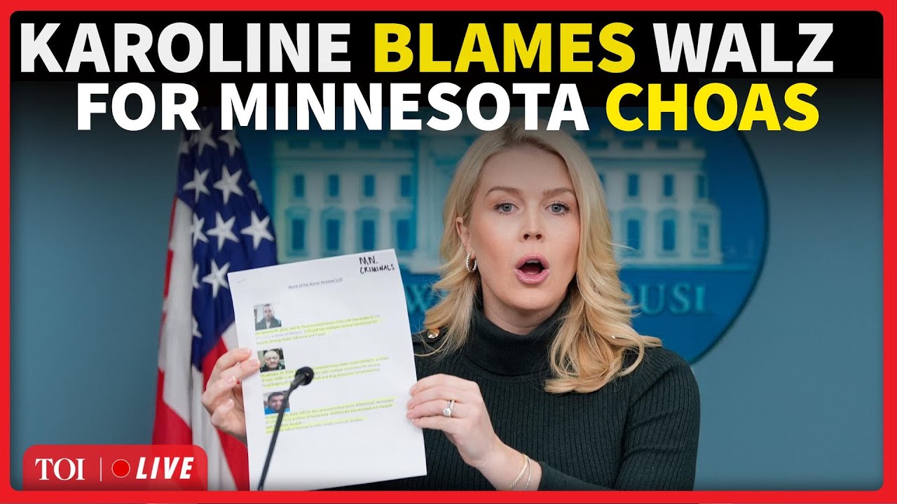 Karoline Goes Nuclear Over Minnesota Questions; Accuses 'Walz & Frey' For Inciting Chaos