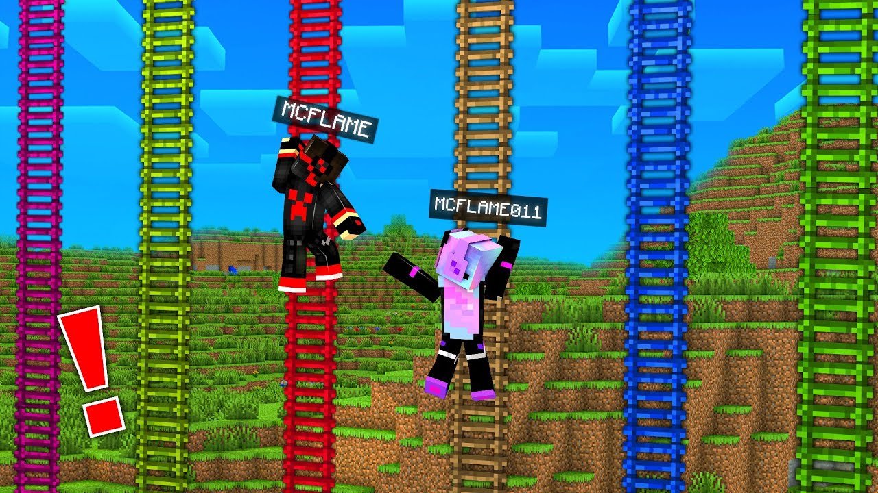 IF YOU CHOOSE THE WRONG LADDER, YOU DIE!