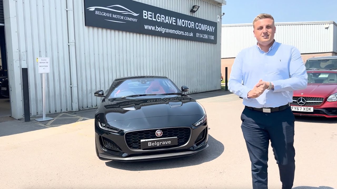 Stunning 2021 Jaguar F-Type 300hp Driving, Walk Around & Review