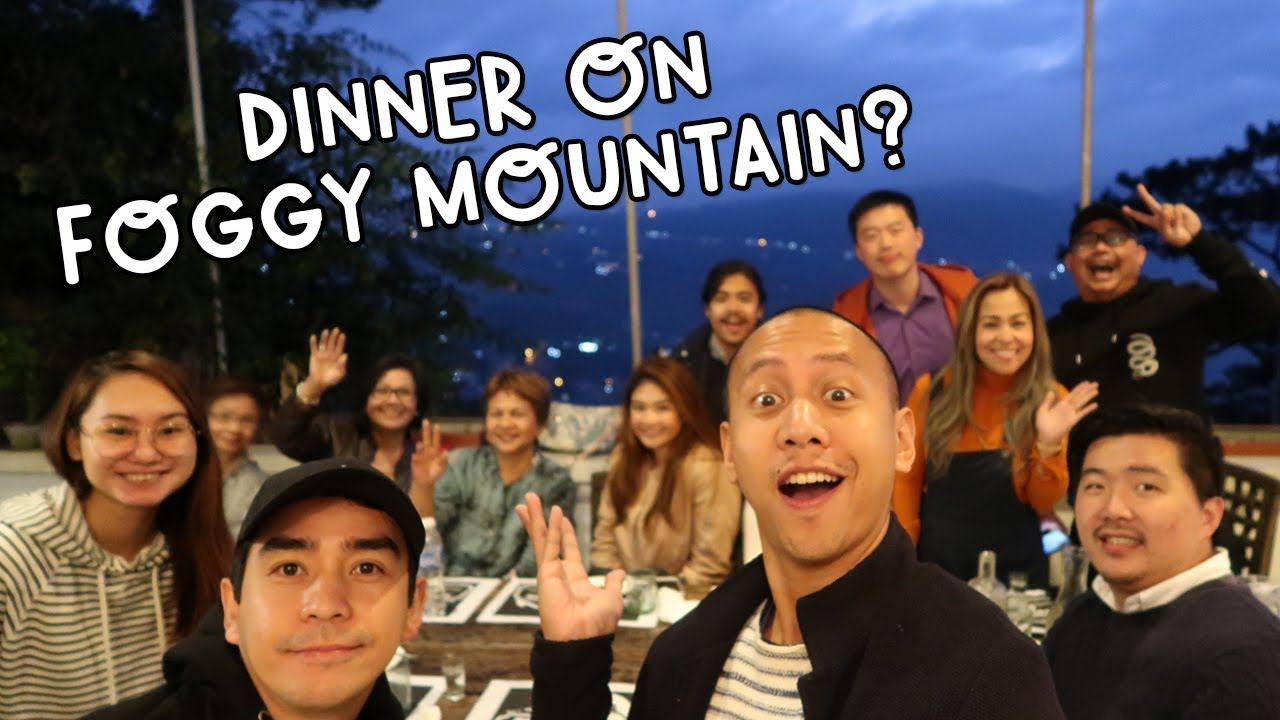OMG! DINNER ON FOGGY MOUNTAIN, BAGUIO (AMAZING)! Vlog #54