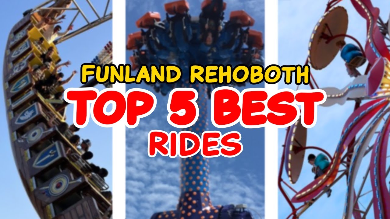 Top 5 rides at Funland Rehoboth - Rehoboth Beach, Delaware | 2022