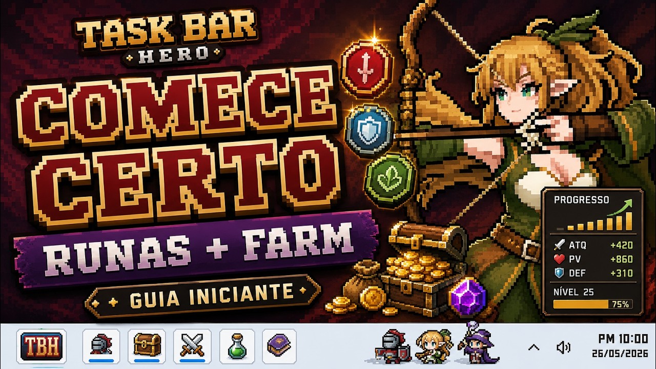 Task Bar Hero: As Melhores Runas do Come&ccedil;o + Mercado Steam