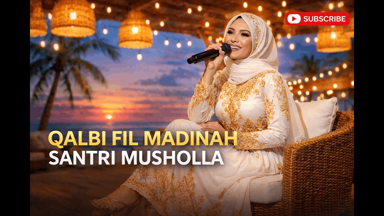 QALBI FIL MADINAH – SANTRI MUSHOLLA | SLOW R&B ARABIAN VERSION