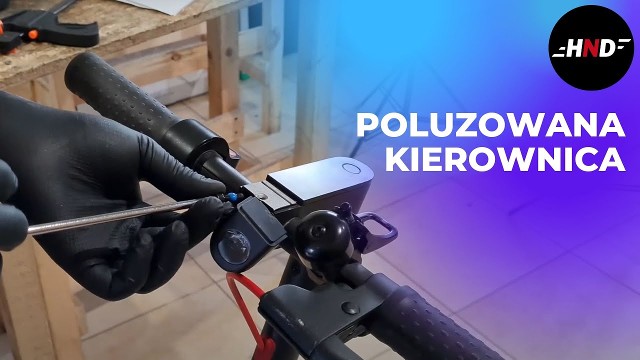 Jak naprawić poluzowaną kierownicę w hulajnodze elektrycznej Xiaomi? - PORADNIK