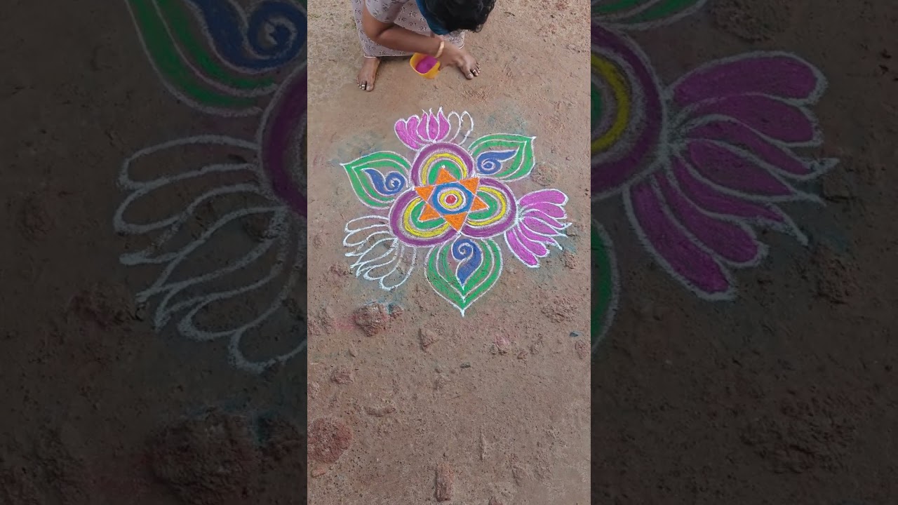 Kolam 🪔..#rangoli #margazhirangolikolam #music 