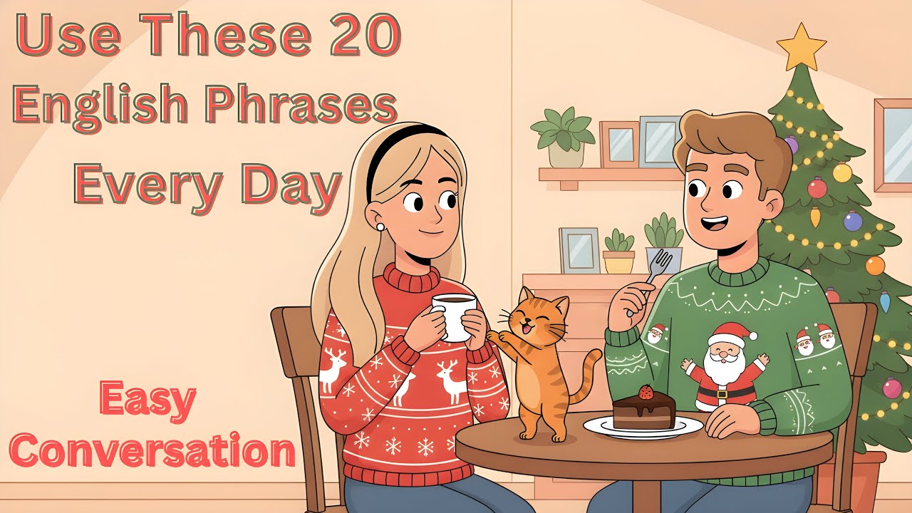 Learn 20 Daily English Phrases Fast – Speak Like a Native | English Podcast