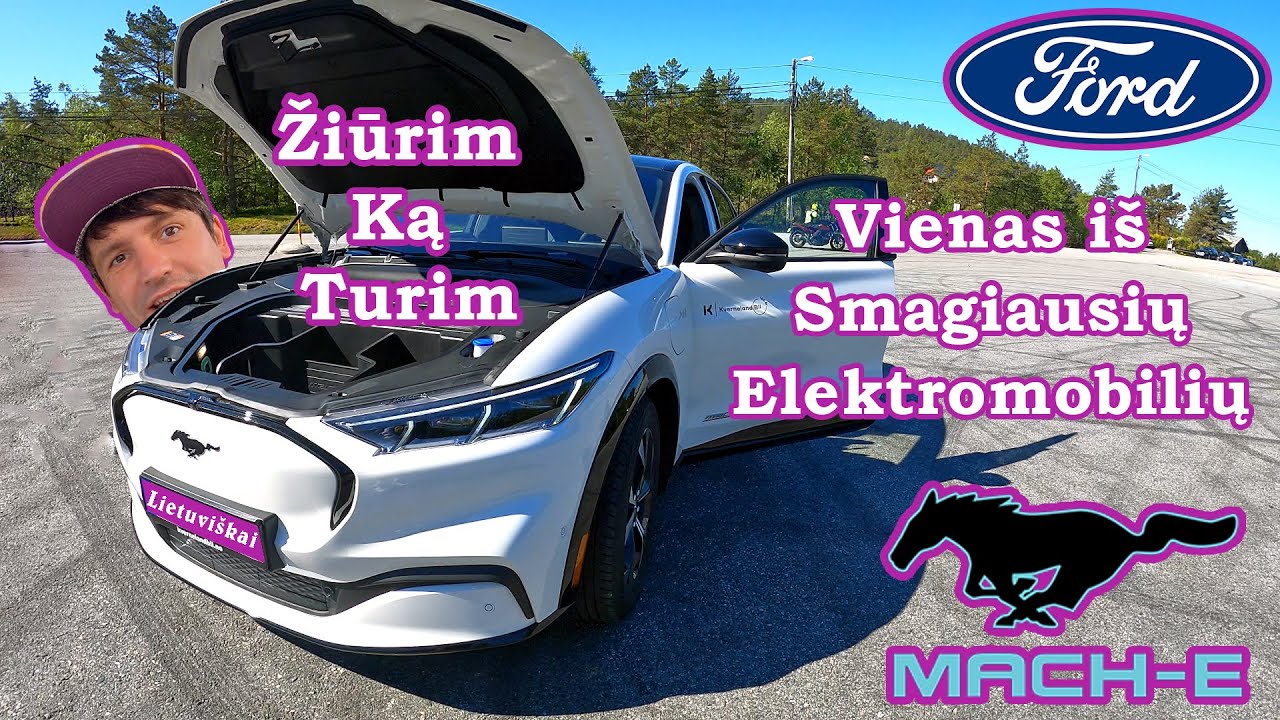 Benzingalvis ir Elektragalvis testuoja Ford Mustang Mach-e AWD