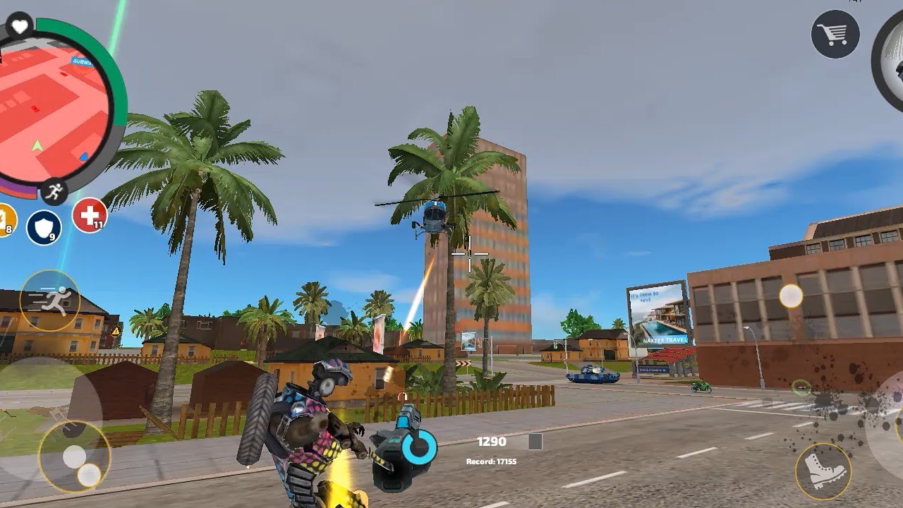🔥 BIKE ROBOT vs POLICE 😱 | Rupee Hero Game Crazy Escape Mission #ropeherovicetown 