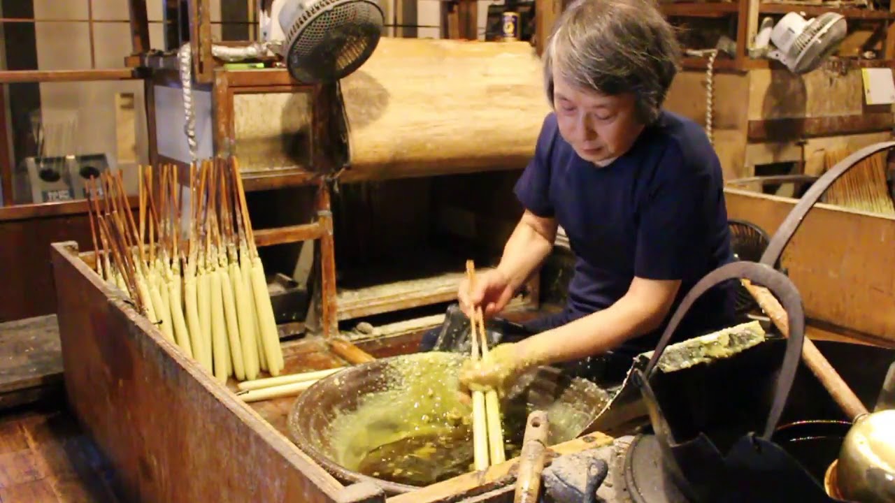 愛媛の伝統的特産品 和ろうそく