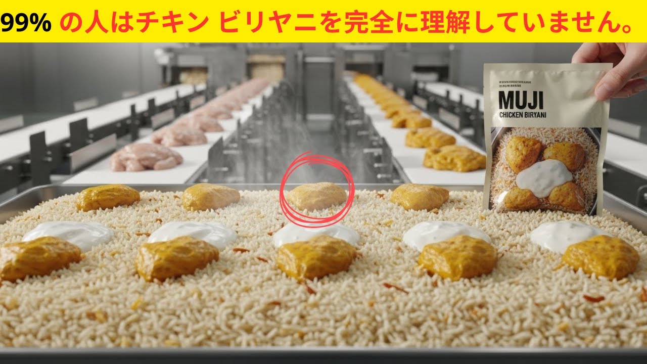 「無印良品の新作『チキンビリヤニ』はどう作られる？鶏舎から食卓までの全工程 | How is MUJI's new Chicken Biryani made?
