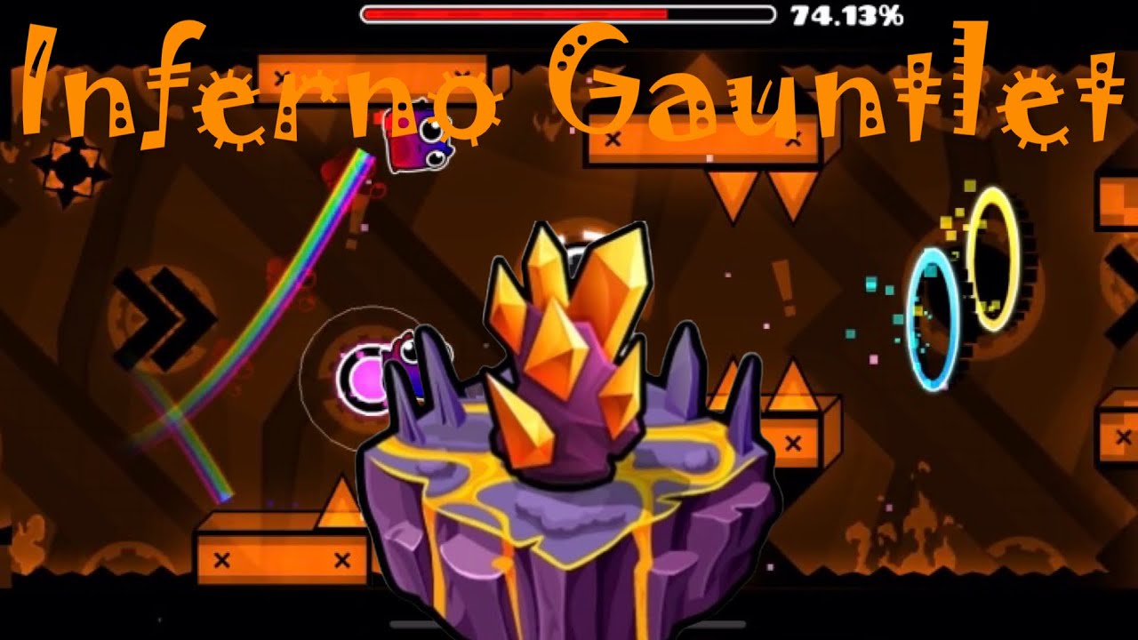 Geometry Dash - Inferno Gauntlet (All Levels 100%) - The Lost Gauntlets [34]