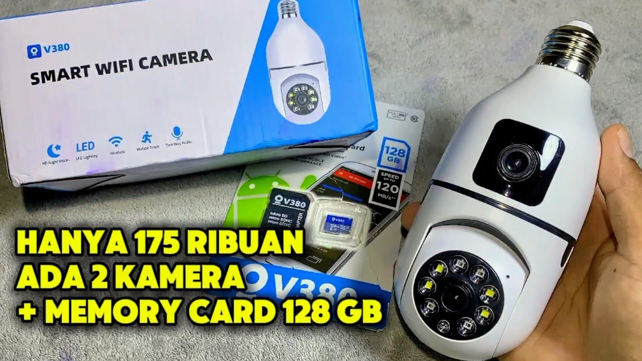 KAMERA CCTV 100 ribuan  V380 PRO Dual Kamera
