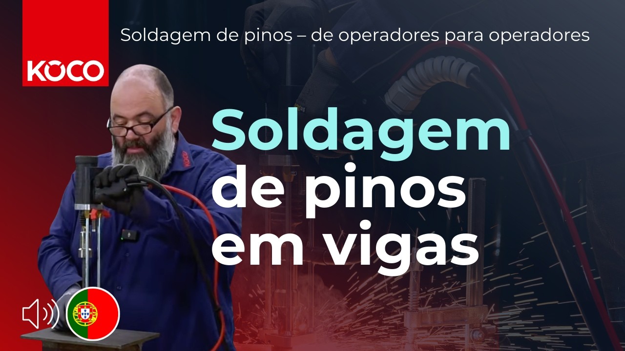 🇵🇹 KÖCO – Soldagem de pinos em vigas
