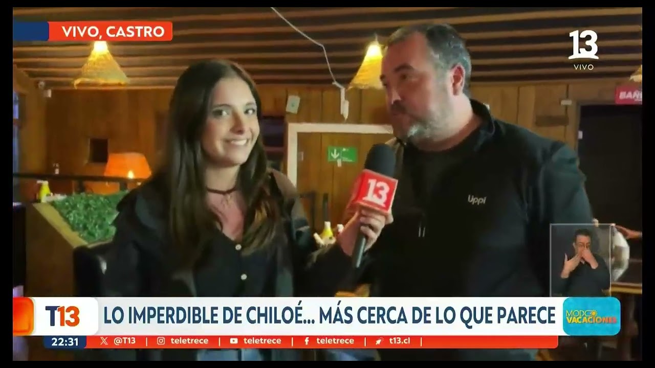 Nota 1,  Gestión y producción periodística junto a C13 desde Castro, Chiloé.