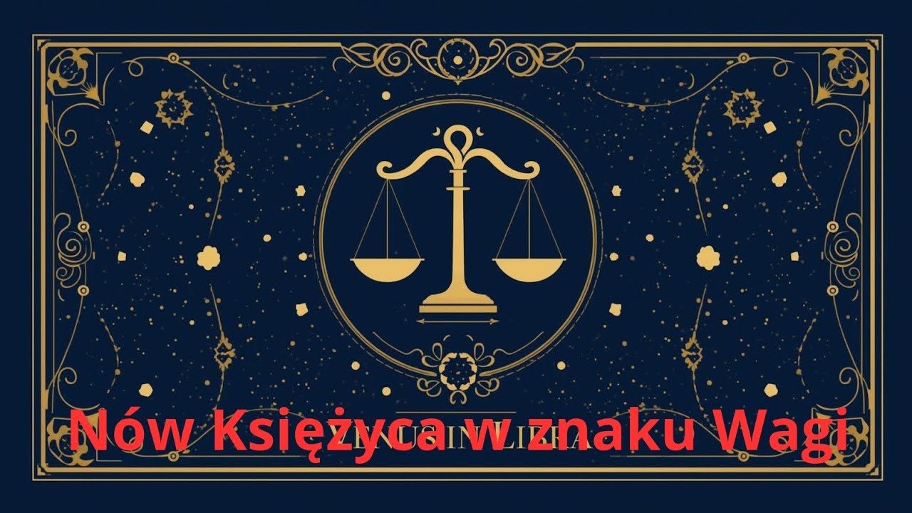 Nów Księżyca w znaku Wagi 21.10.2025r. 💖🌿🪐⚖️🌸