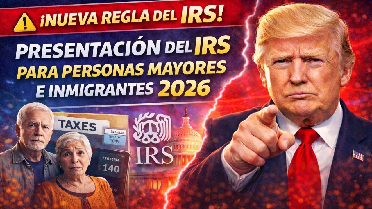 Nueva regla de presentación del IRS para personas mayores e inmigrantes 2026