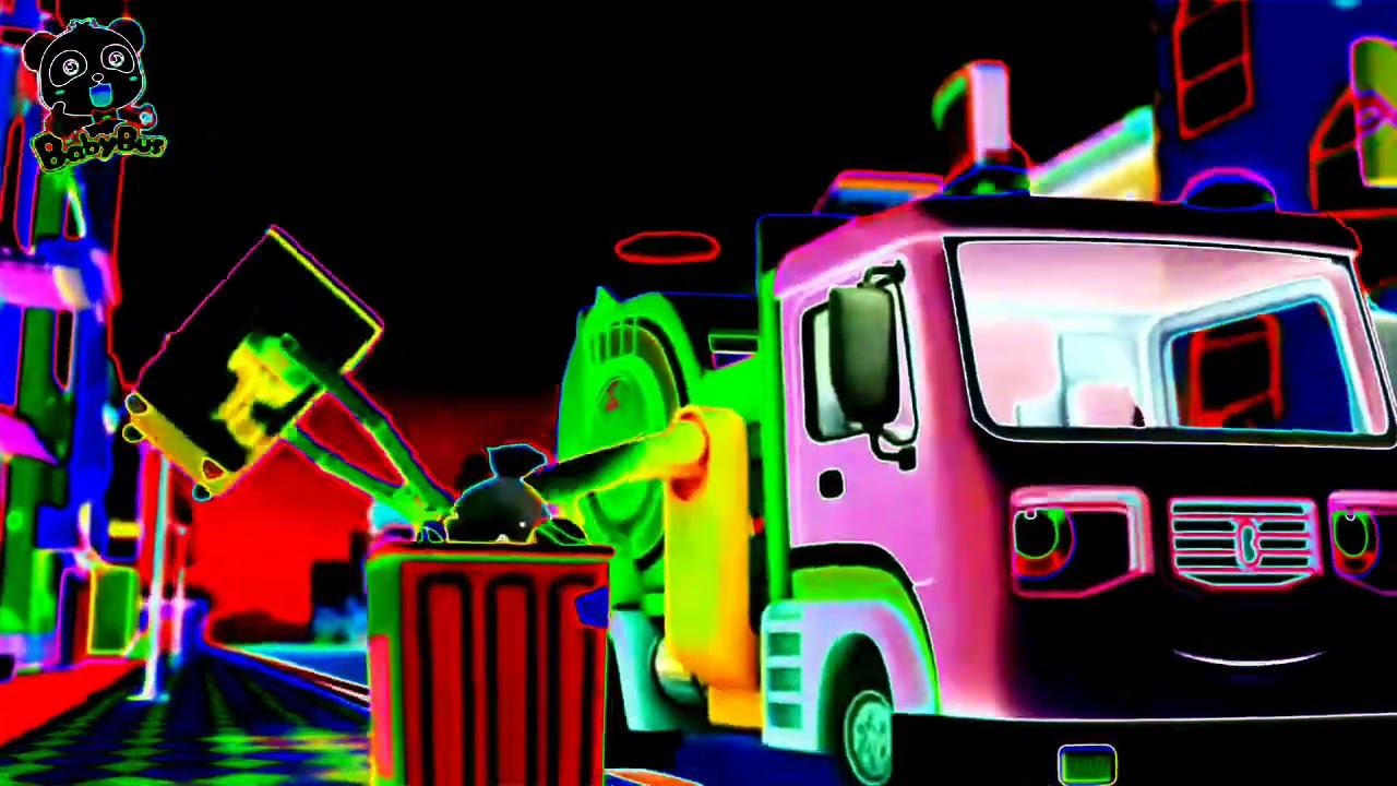 Monster Garbage Disposal Truck Saves the City🚚/ Sponsored by:Gamavision Csupo effects 