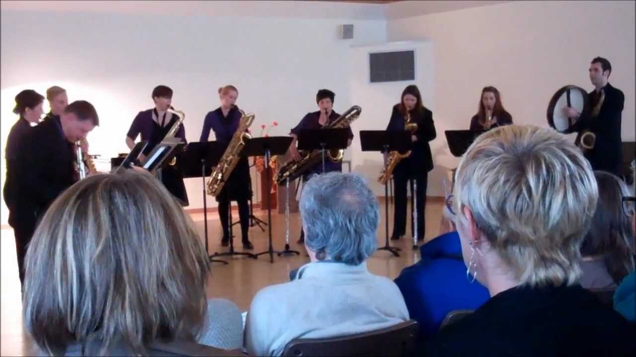 Mrs Malcolm, Her Reel (Funky Freuchie) for saxophone ensemble