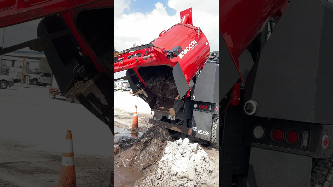 What’s the easiest way to dump a Hydrovac / Combo Truck?