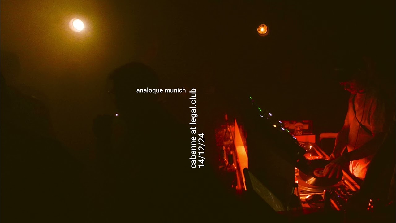 analoque x legal.club w/ cabanne (minibar/Paris) 4h