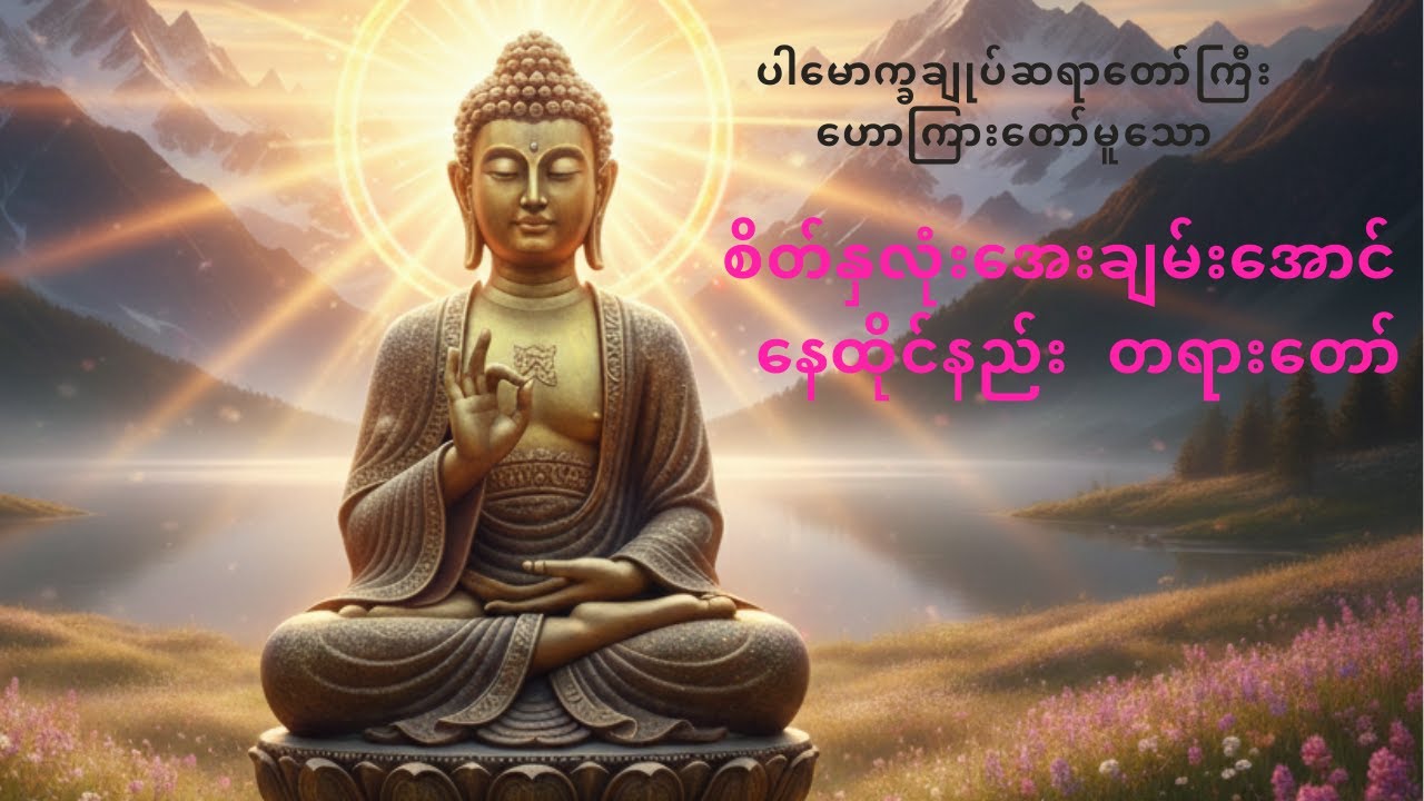 # စိတ်နှလုံးအေးချမ်းအောင် ကျင့်ဆောင် နေထိုင်နည်း တရားတော်#ပါမောက္ခချုပ် ဆရာတော်ကြီး