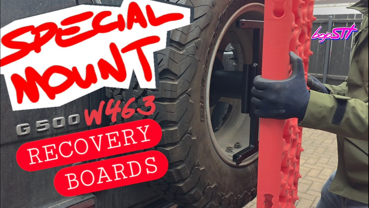 Recovery Boards setup on my G-wagon - special mount #maxtrax #gwagen #gklasse #mercedes #carlife