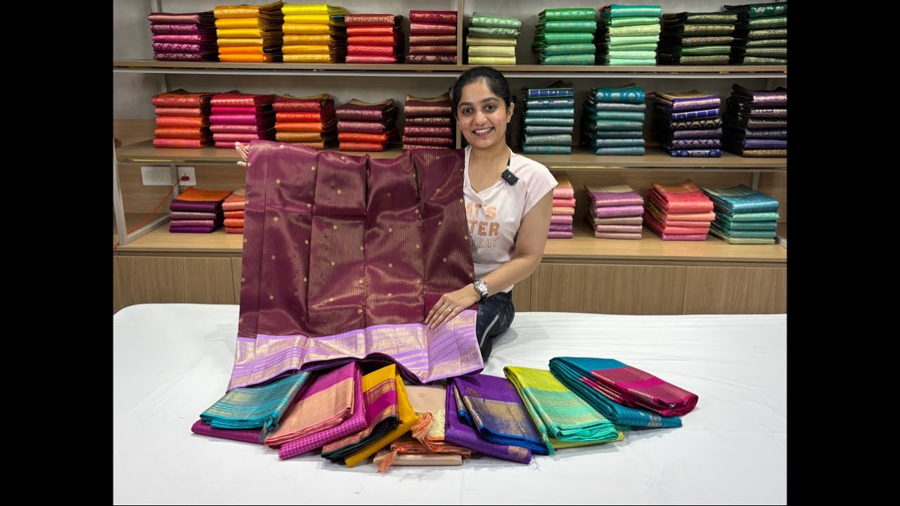 LIVE SESSION | Pure Korvai Kanchipuram Silk Sarees #sareelove #kanchipattu