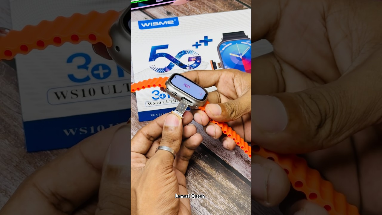 How insert SIM-Card on Android Smartwatch⁉️ #tutorial #applewatch