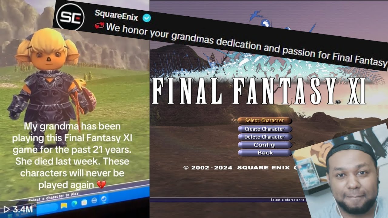 The Greatest Community In MMORPG History - Grandma's 21 Year Old FFXI Account Impacts Millions