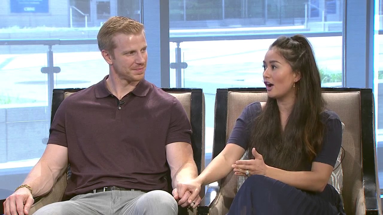 Catherine and Sean Lowe visit WFAA