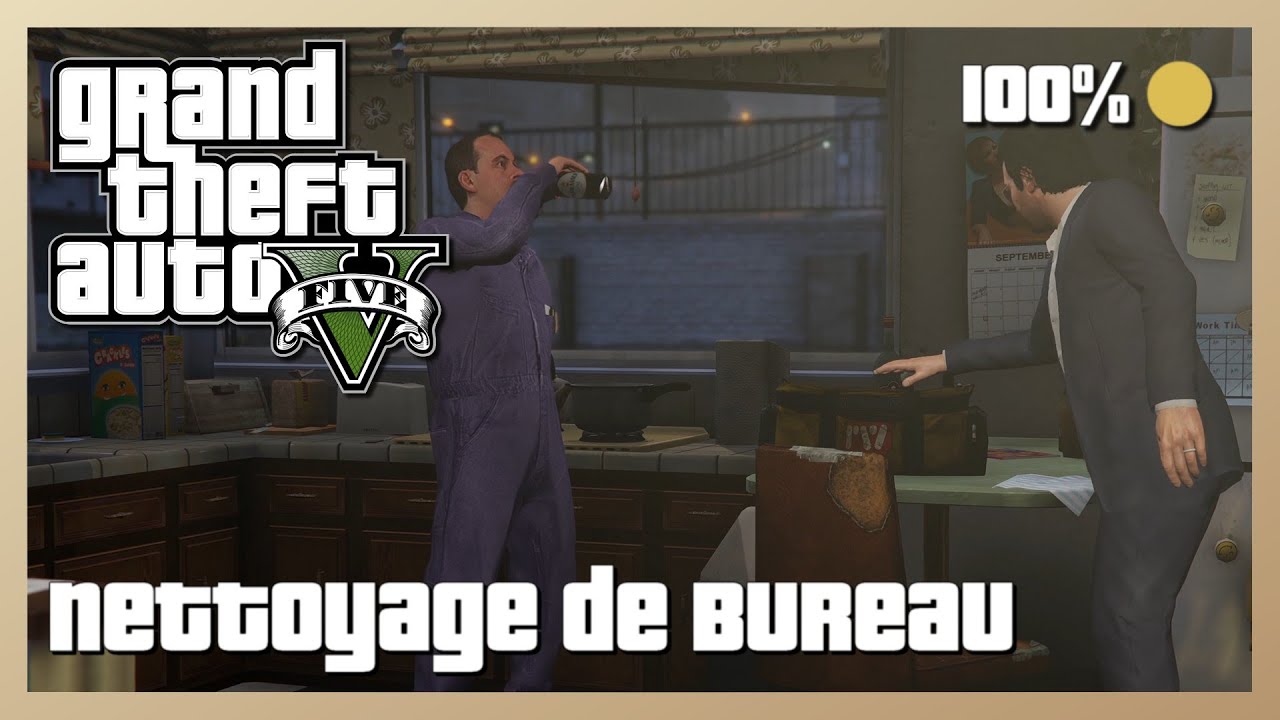 GTA V - Nettoyage de Bureau - Médaille d'or