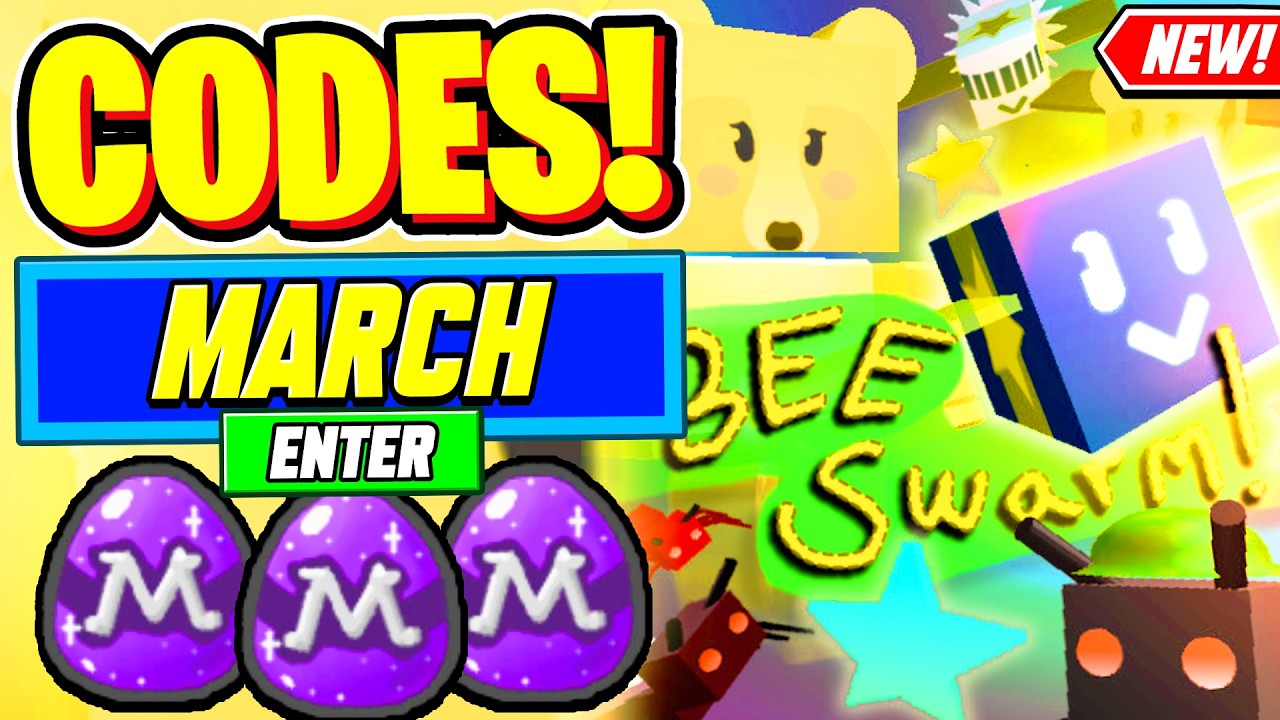 ⚠️Новое⚠️ ВСЕ РАБОЧИЕ КОДЫ для Bee Swarm Simulator, март 2026 г. - Коды Roblox Bee Swarm Simulator
