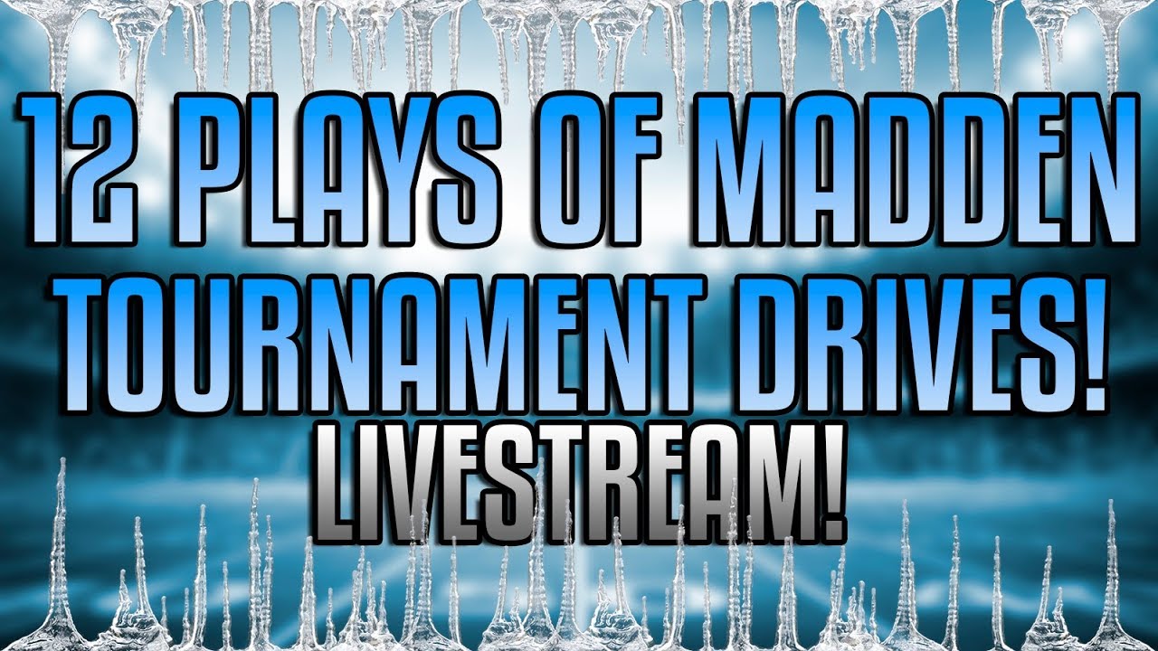 12 PLAYS OF MADDEN TOURNAMENT DRIVES LIVESTREAM!!-Ultimate Freeze Madden Mobile 18
