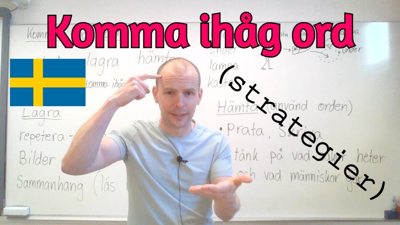 Att lära sig och komma ihåg ord, SFI