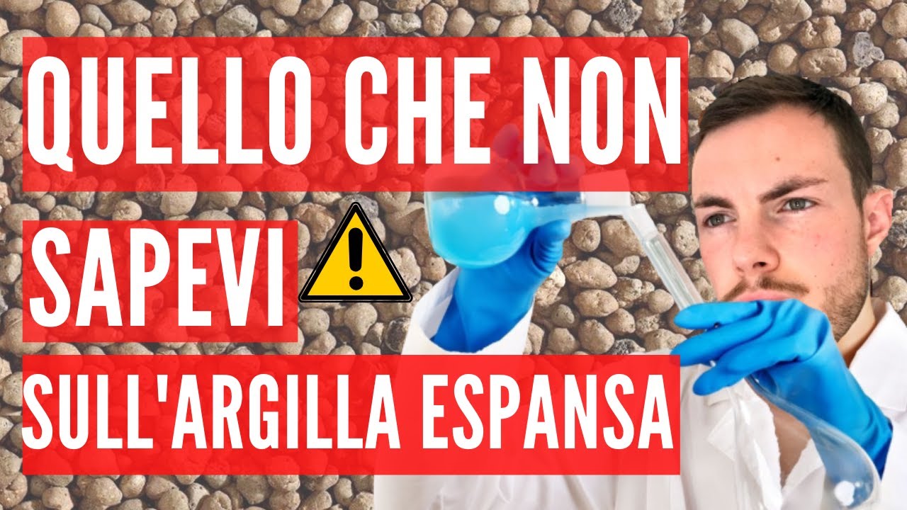 NON METTERE L'ARGILLA ESPANSA SUL FONDO DEI VASI!