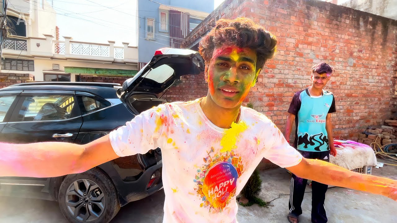 “Gaon Ki Desi Holi 😍 | Maja Aa Gya | Haryanvi Style Vlog”