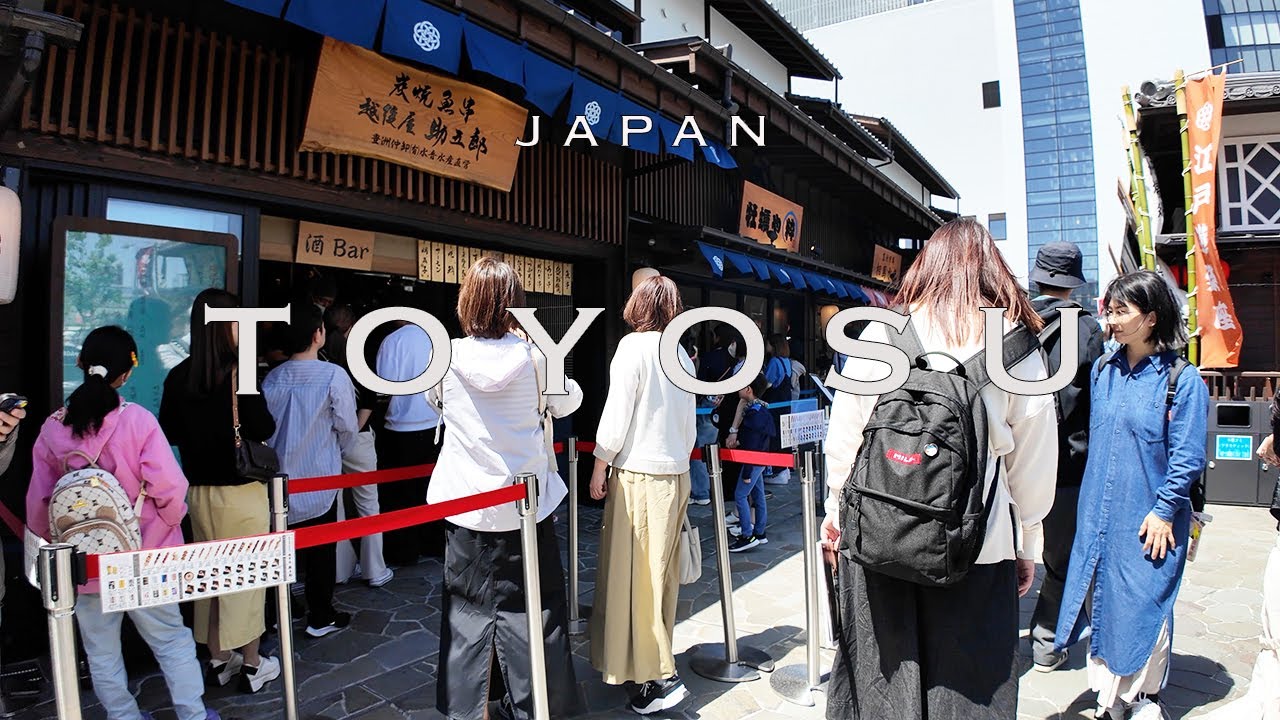 Toyosu Market  Japanese Food Tour in Tokyo, Japan: Ultimate Guide. seafood,sushi.豊洲千客万来、