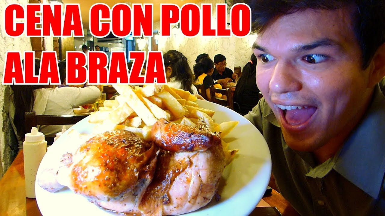 Como Es LA CENA CON POLLO A LA BRASA en Peru,