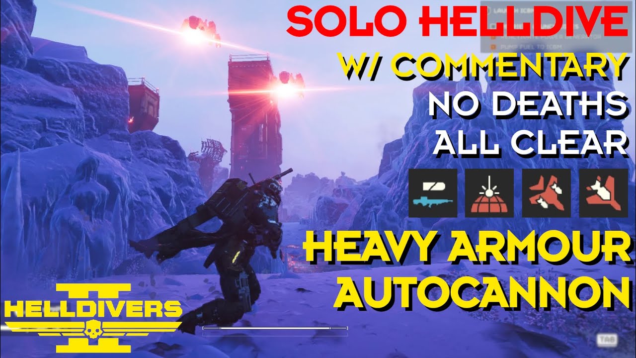 Helldivers 2 // Vandalising Vandalon - Automaton Solo Helldive w/ Commentary - All Clear, No Deaths