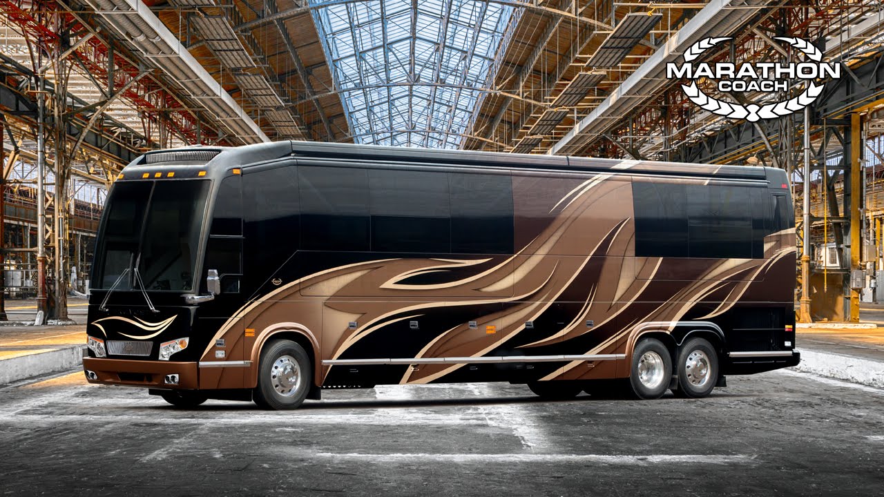 Marathon Coach Show Coach #1244 Prevost H3-45 Double Slide