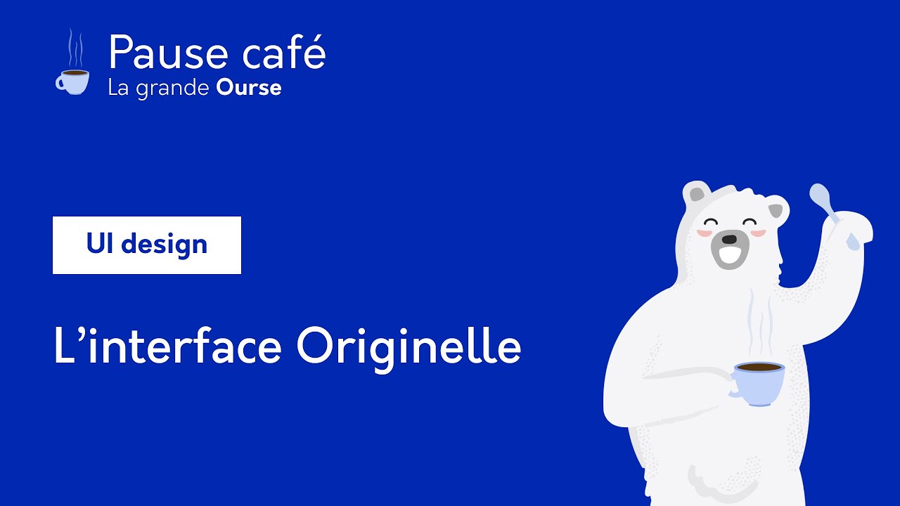 ☕ Pause Café - UI Design - Le visage comme interface originelle