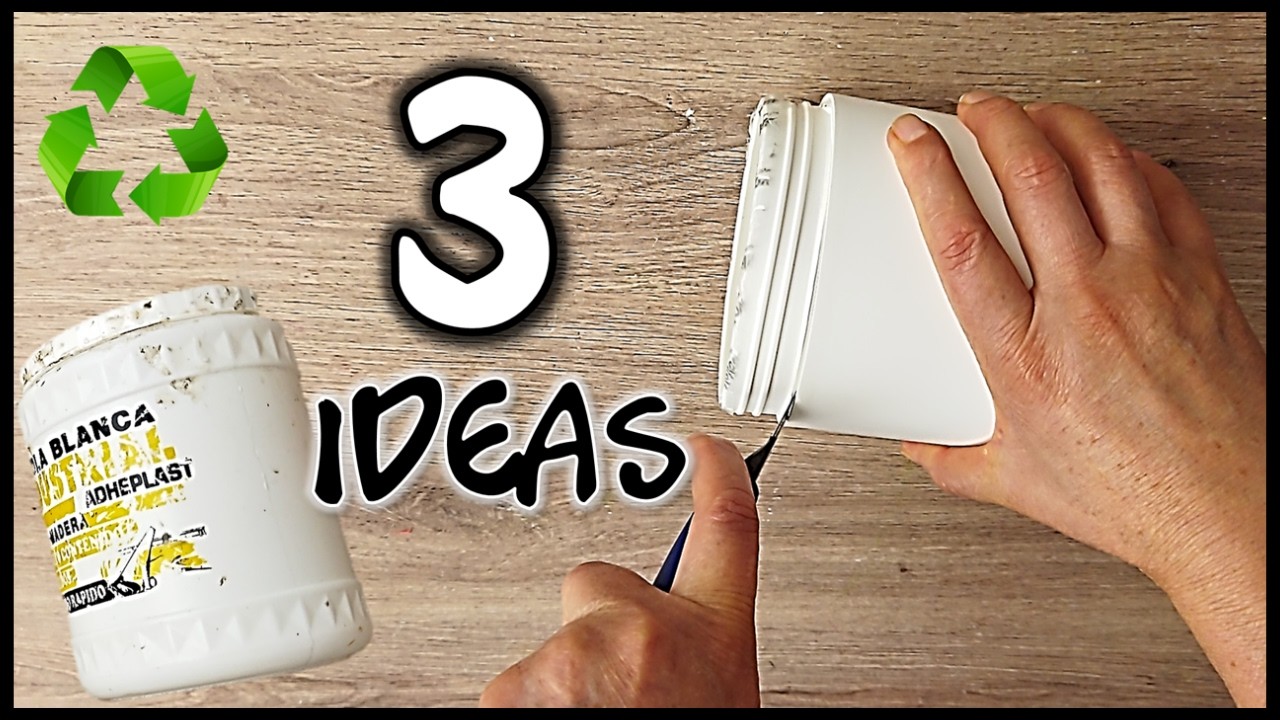 3 IDEAS ÚTILES CON VIEJOS FRASCOS DE PLÁSTICO - Ideas Creativas - Home crafts