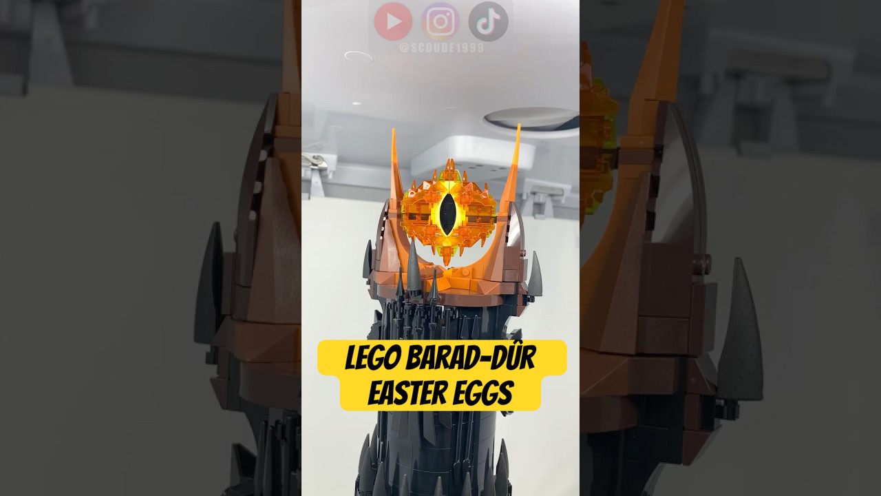 My Favorite Easter Eggs in the LEGO Barad-d&ucirc;r set! #lego #lordoftherings