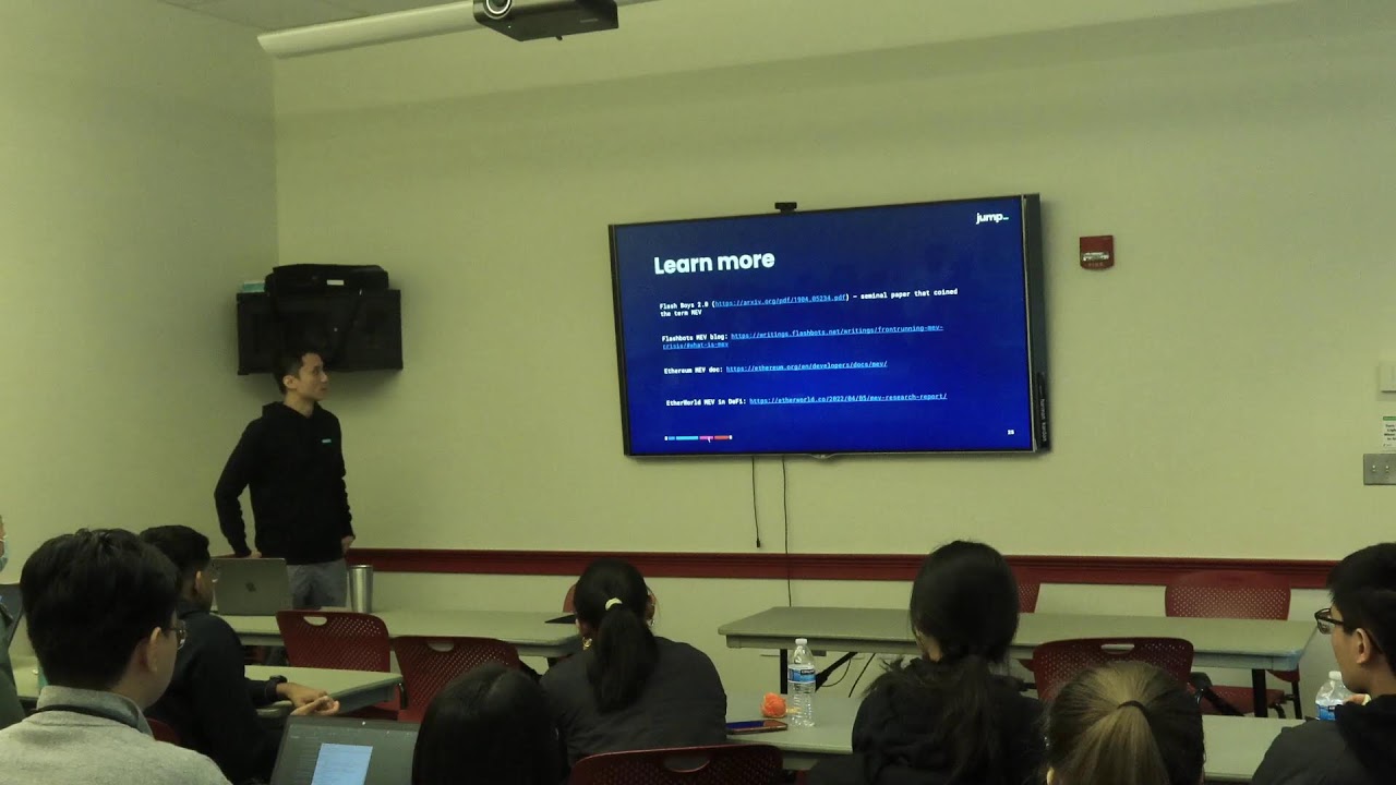 Jump Trading Workshop: Trading on decentralized exchanges