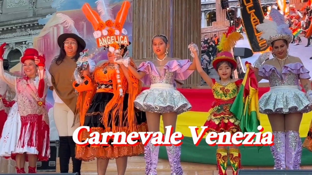 Cumbia e Musica Andina al Carnevale di Venezia | Folklore de Bolivia 🇧🇴 