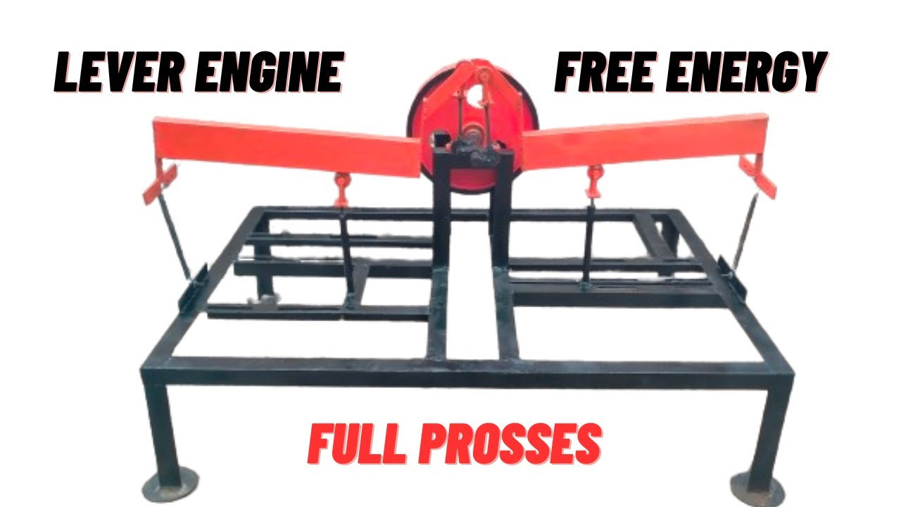 I Built a FREE ENERGY Machine with 2 Levers and a Spring!