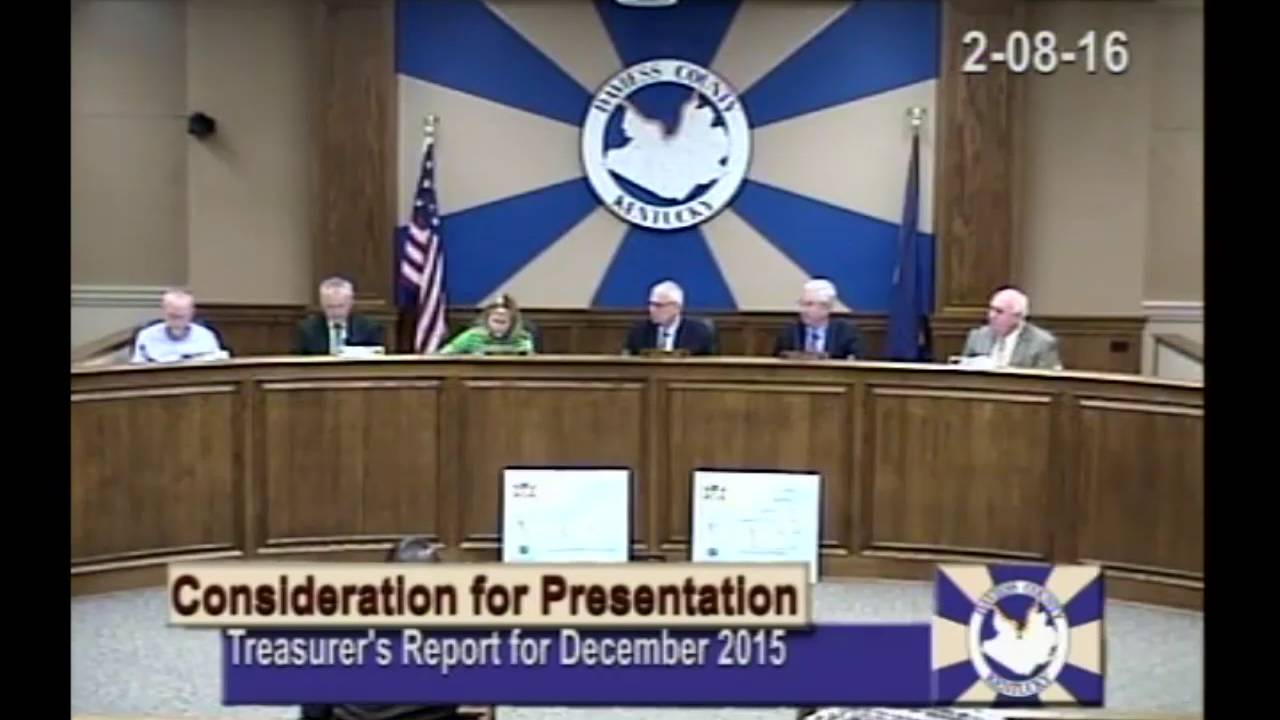Daviess County Fiscal Court Meeting February 8, 2016